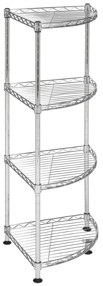 Aleah 4-Tier Corner Storage Rack - Happimess