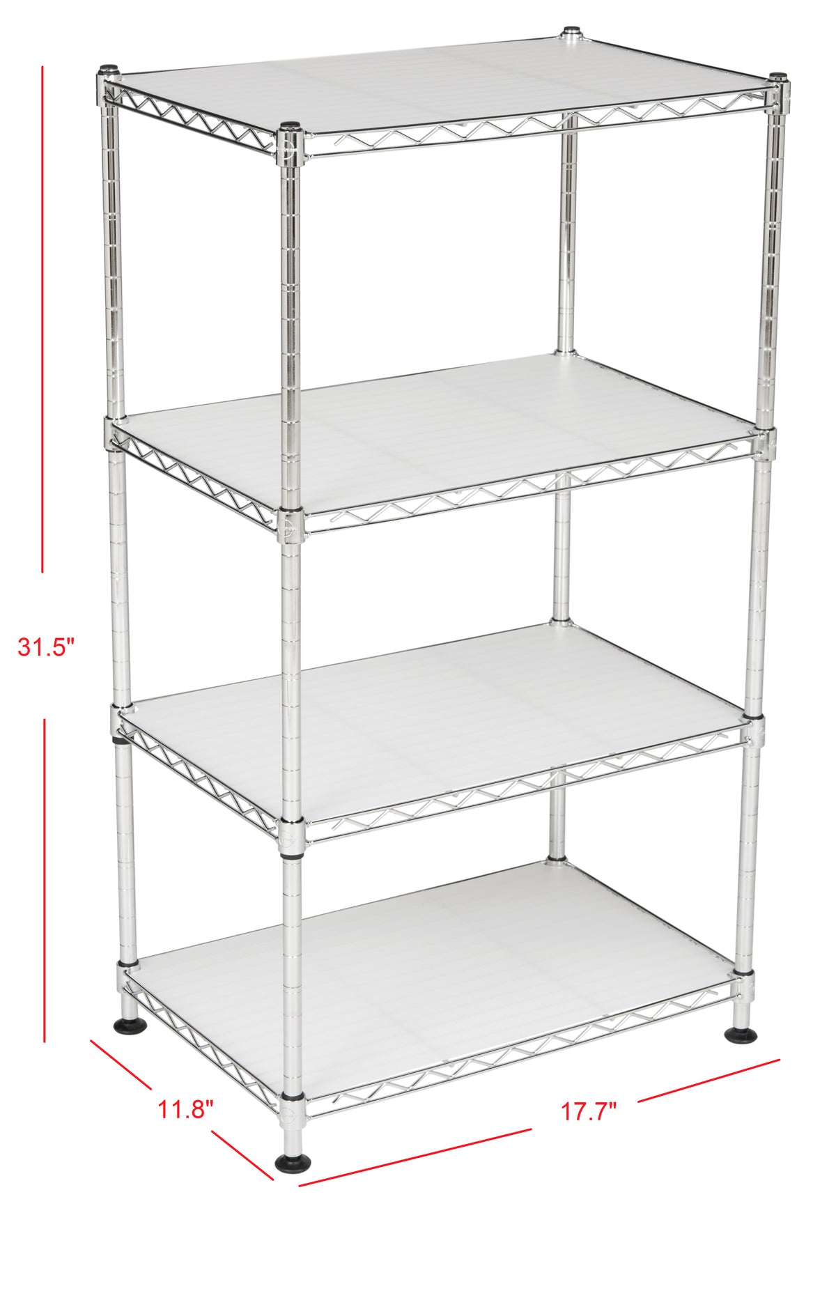 Hope 31.5" 4-Tier Adjustable Baker's Rack - Happimess