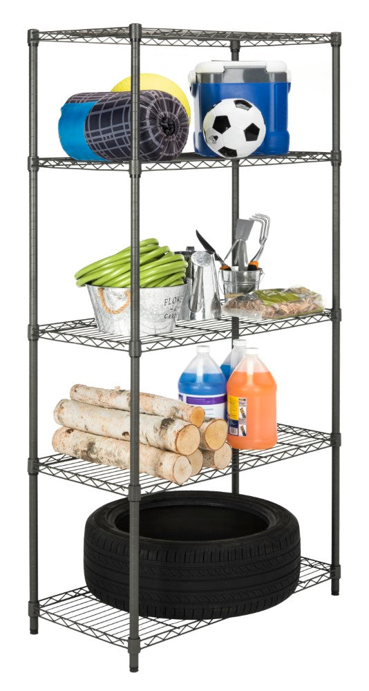 Julia 71" 5-Tier Adjustable Storage Rack - Happimess