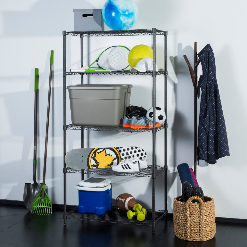 Julia 71" 5-Tier Adjustable Storage Rack - Happimess
