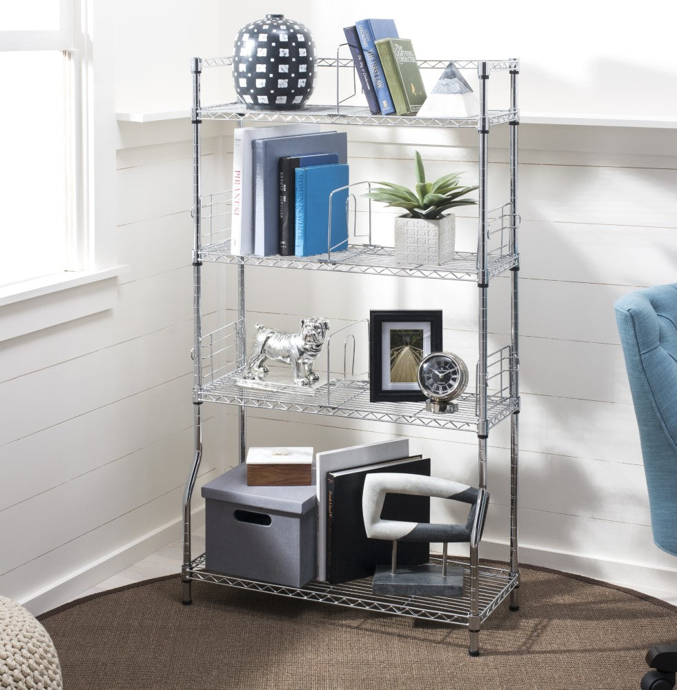 Wilson 53" 4-Tier Book Storage Shelf - Happimess