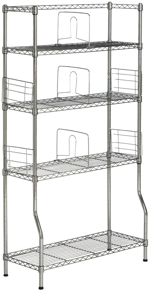 Wilson 53" 4-Tier Book Storage Shelf - Happimess