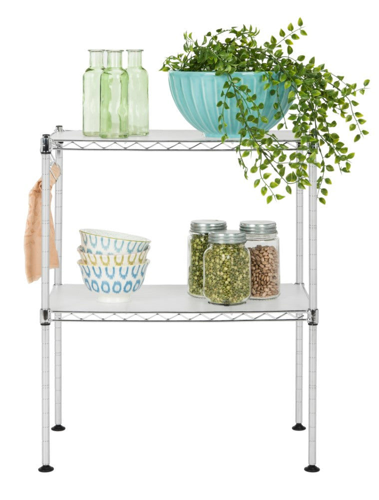 Melissa 23" 2-Tier Microwave Rack - Happimess