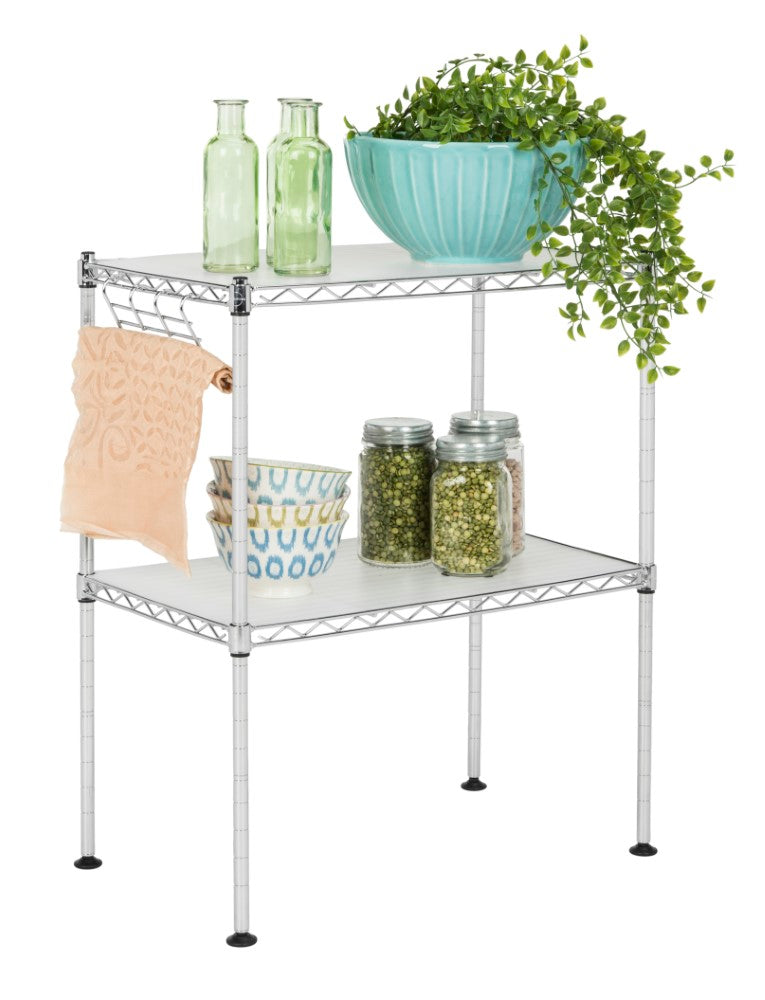 Melissa 23" 2-Tier Microwave Rack - Happimess