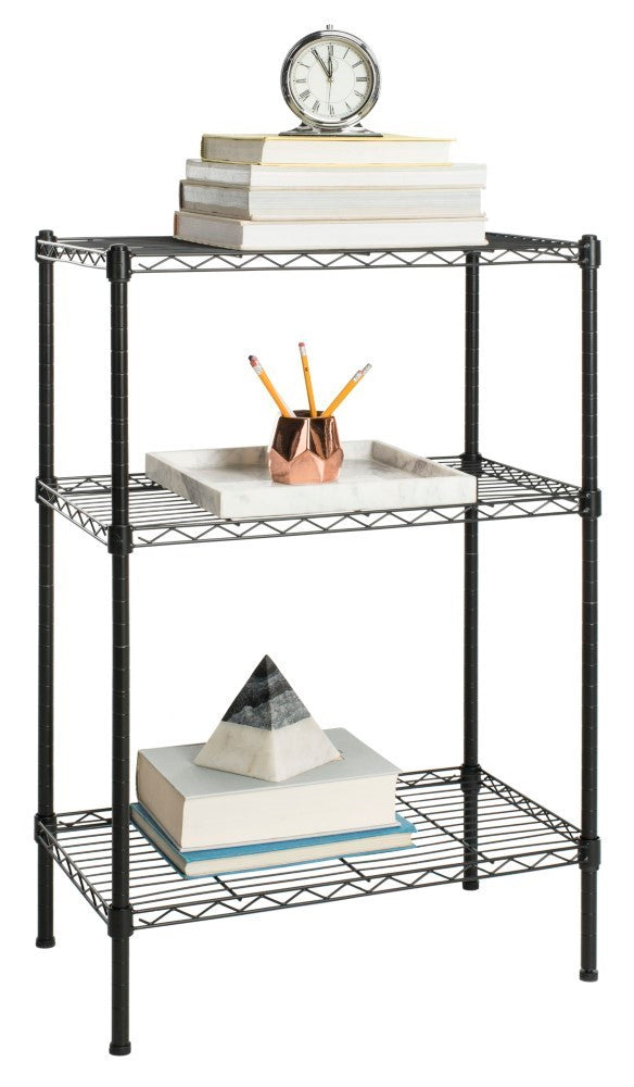 Suze 35" 3-Shelf Wire Rack - Happimess