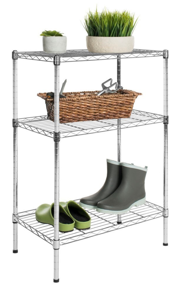 Suze 35" 3-Shelf Wire Rack - Happimess