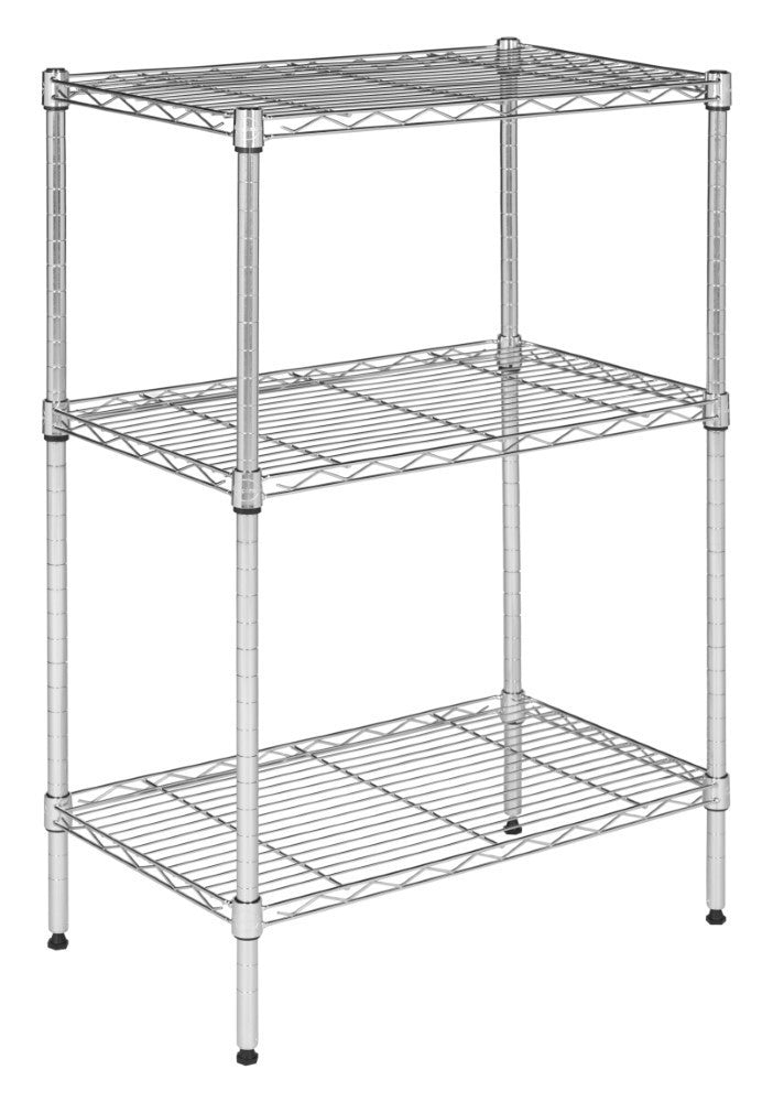 Suze 35" 3-Shelf Wire Rack - Happimess