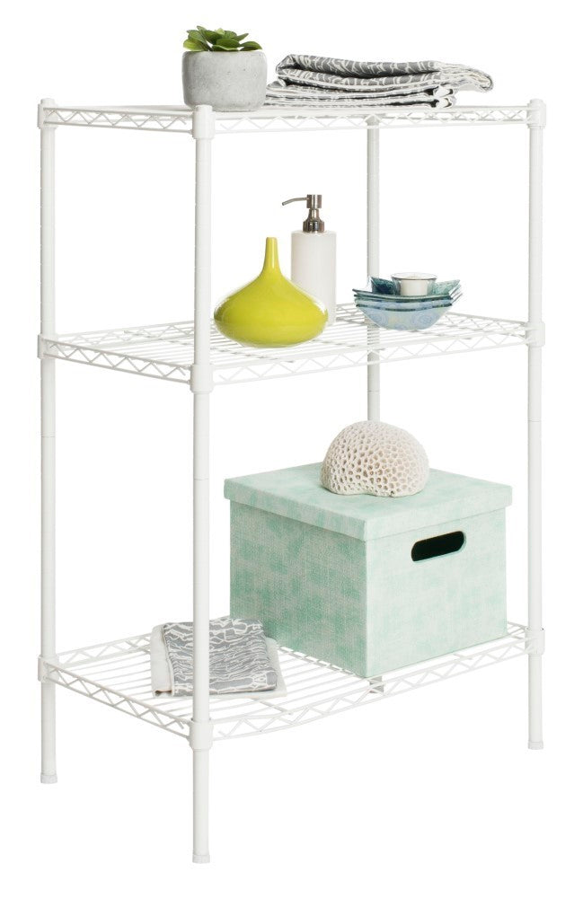 Suze 35" 3-Shelf Wire Rack - Happimess