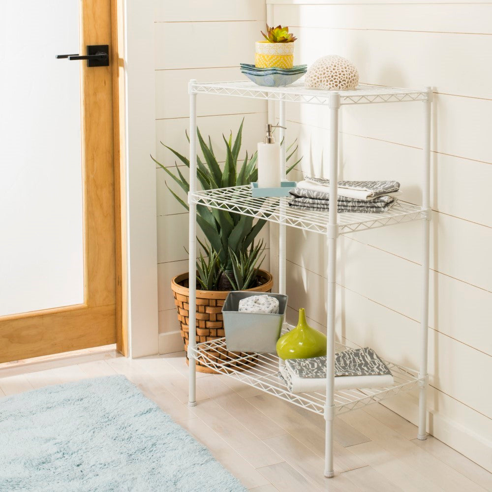 Suze 35" 3-Shelf Wire Rack - Happimess