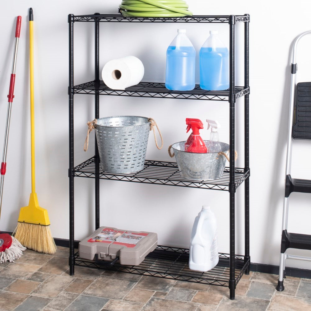 Ryan 53" 4-Shelf Wire Rack - Happimess