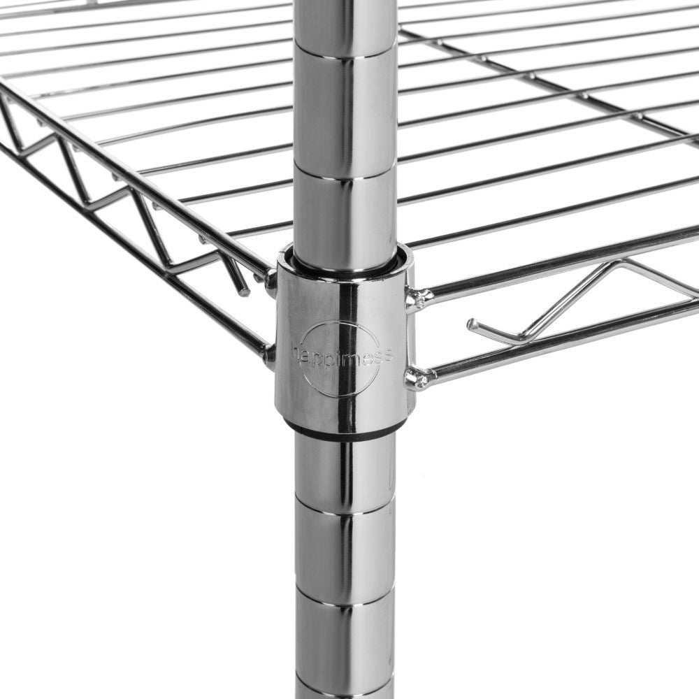 Ryan 53" 4-Shelf Wire Rack - Happimess