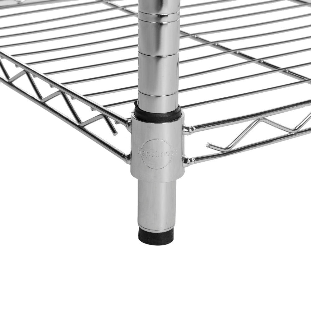 Ryan 53" 4-Shelf Wire Rack - Happimess