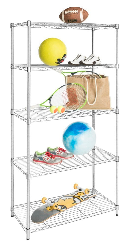Etta 5-Shelf 71.6" Wire Rack - Happimess