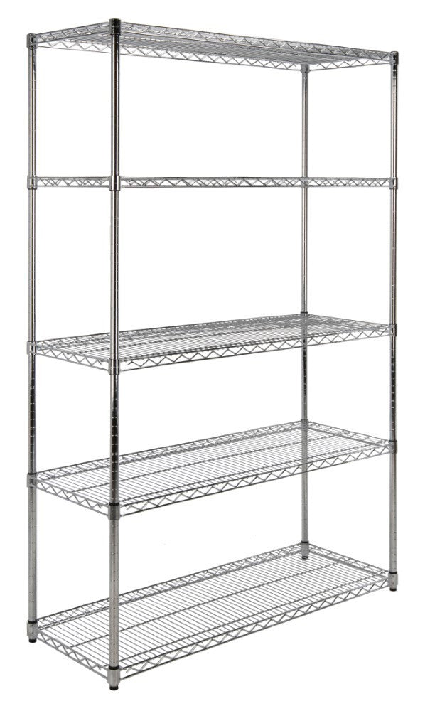 Charlotte Rack Charlotte 72.8 in. 5-Shelf Wire Rack