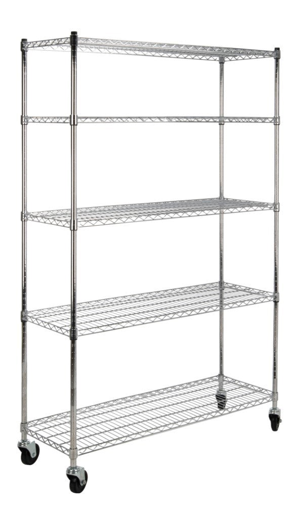 Nathalie 70.8" 5-Shelf Wire Rack - Happimess