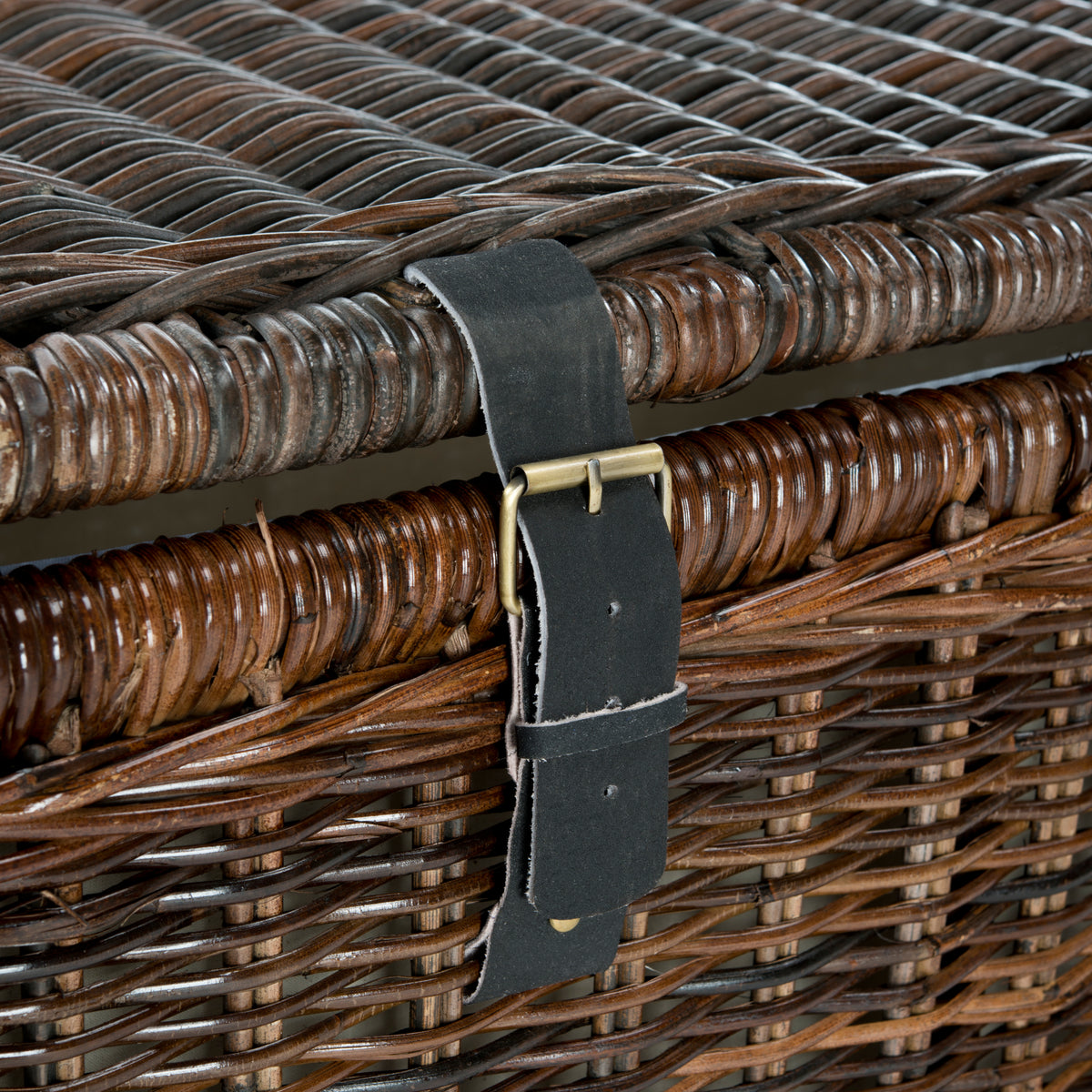Caden 46" Wicker Storage Trunk - Brown