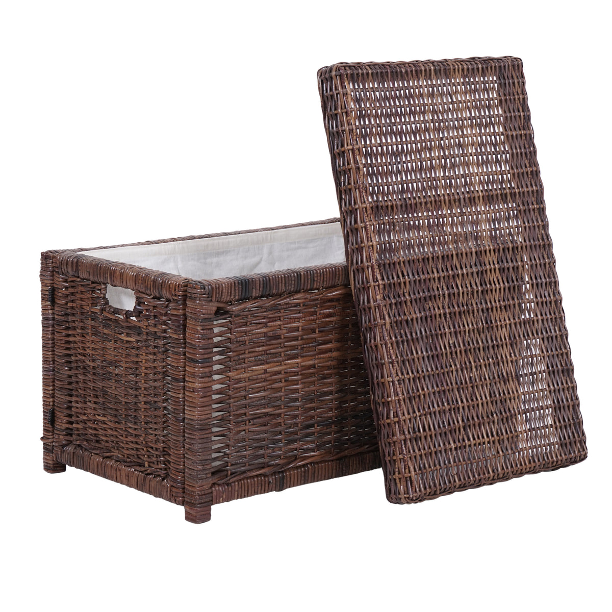 Elijah 30" Wicker Storage Trunk - Happimess