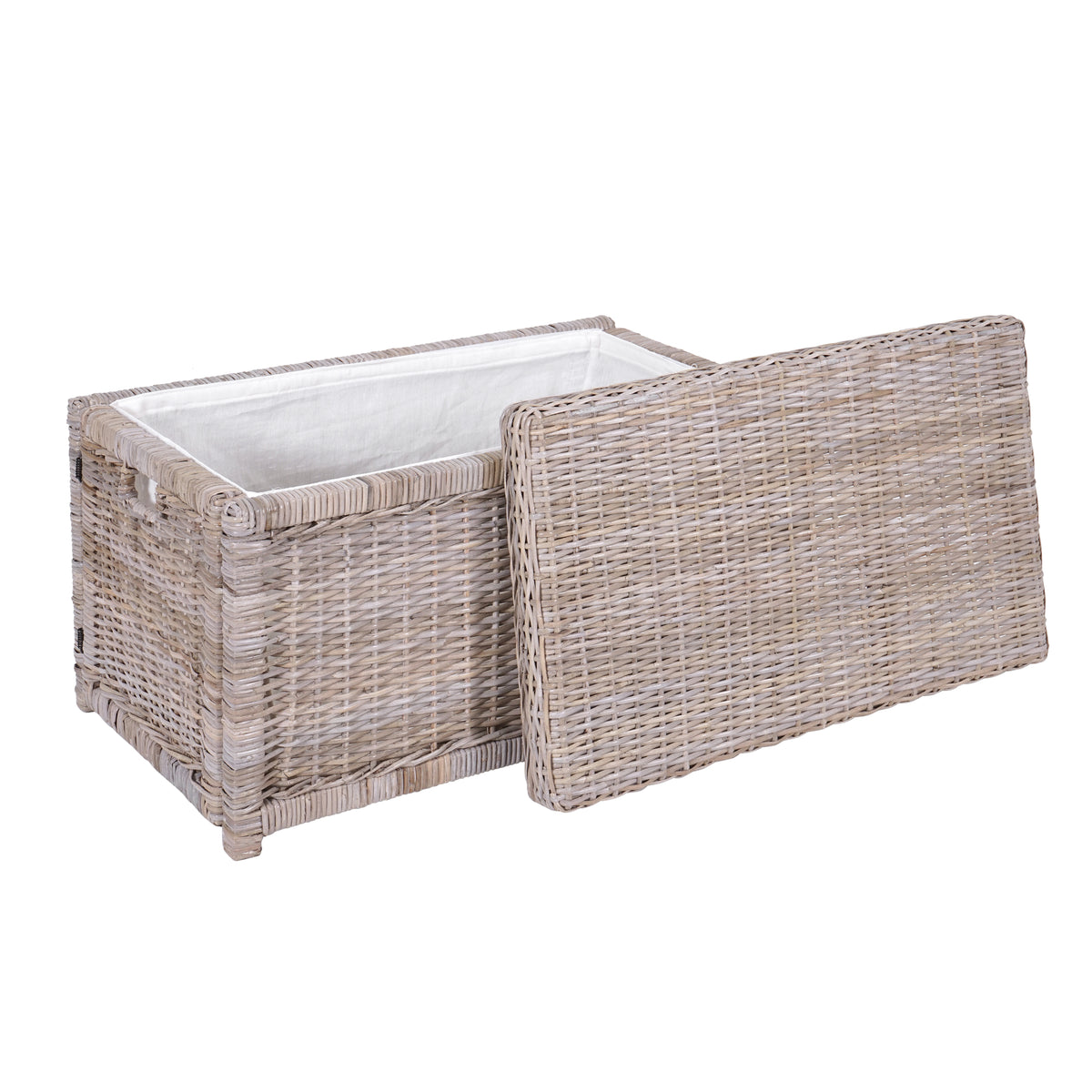 Elijah 30" Wicker Storage Trunk - Happimess
