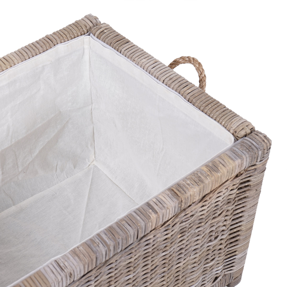 Jacob 30" Wicker Storage Trunk - Happimess