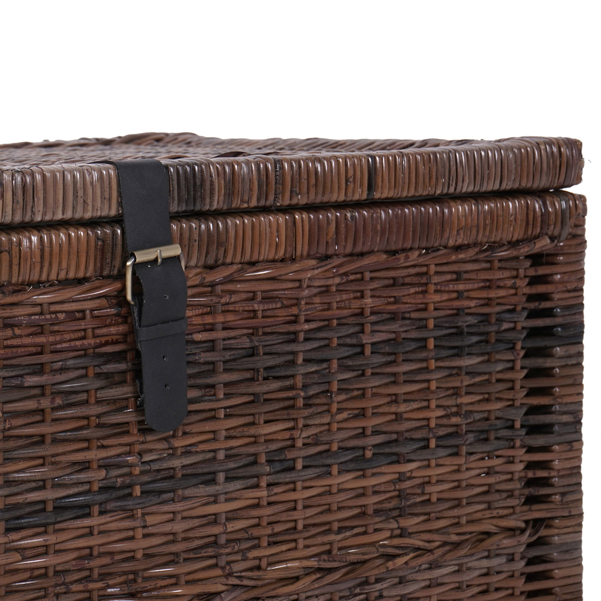 Michael 35" Wicker Storage Trunk - Happimess