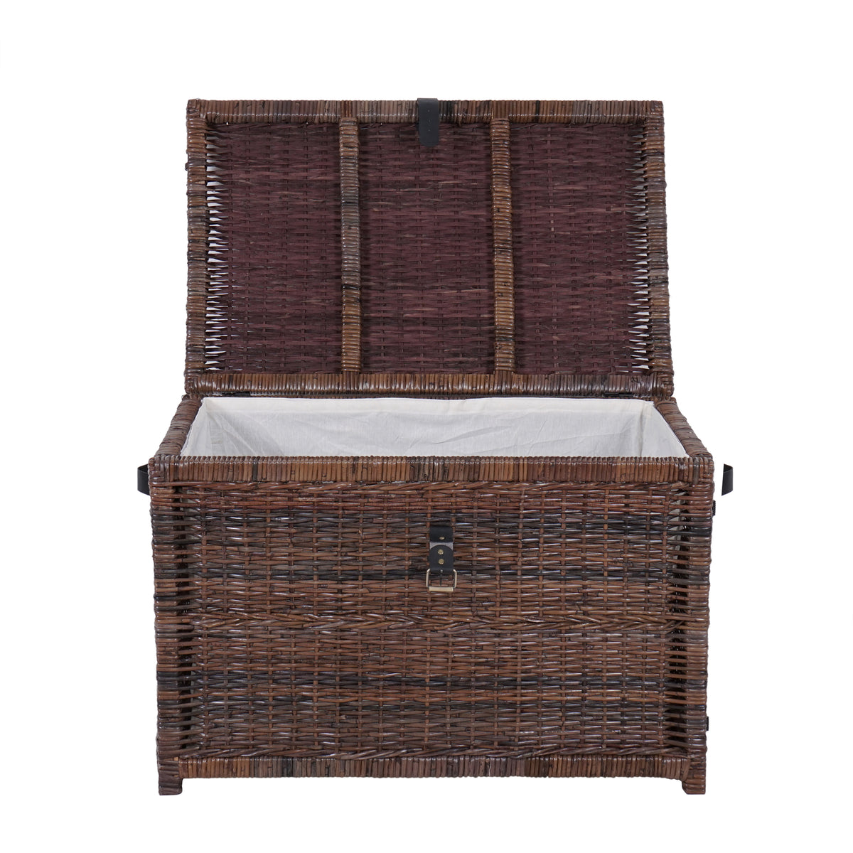Michael 35" Wicker Storage Trunk - Happimess