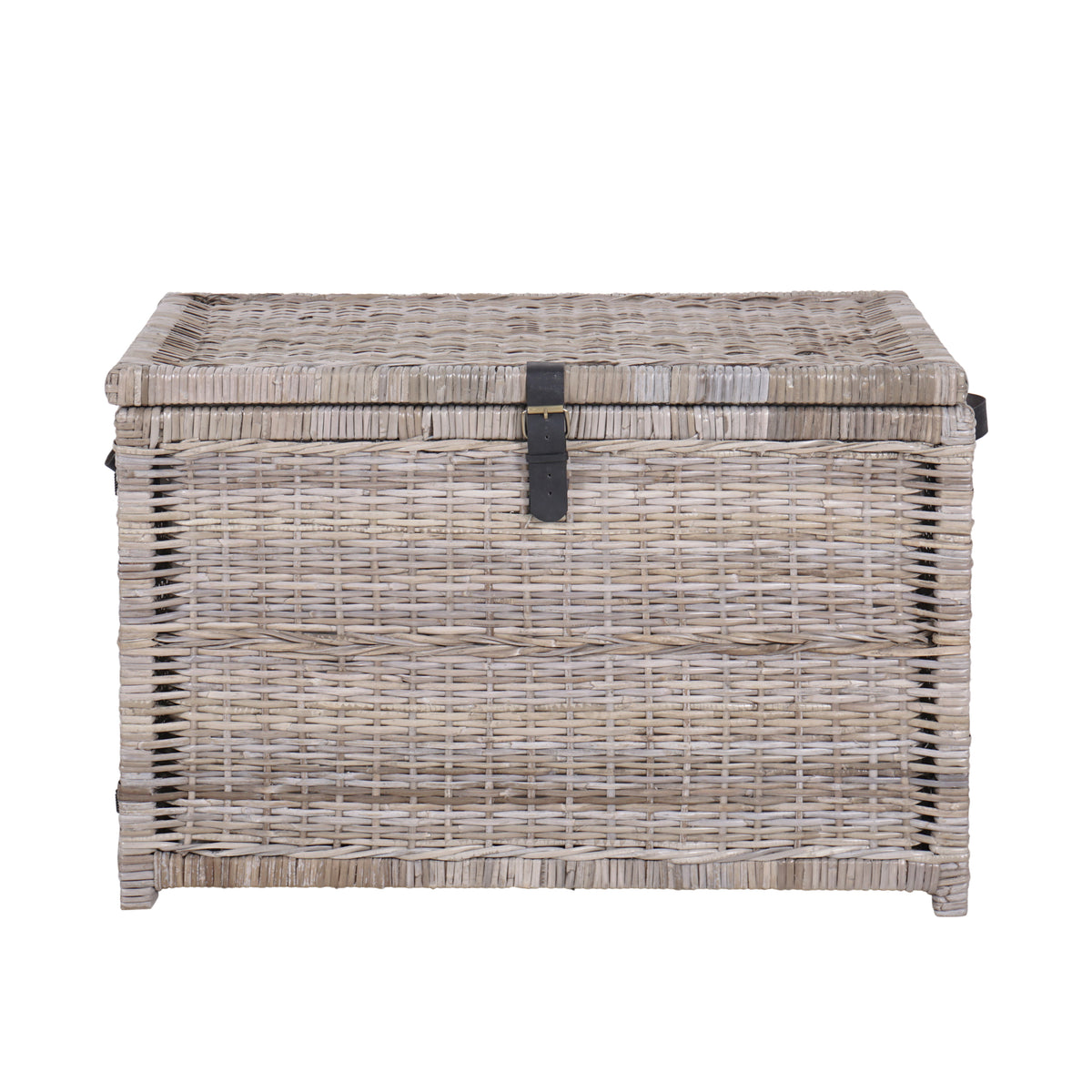 Michael 35" Wicker Storage Trunk - Happimess