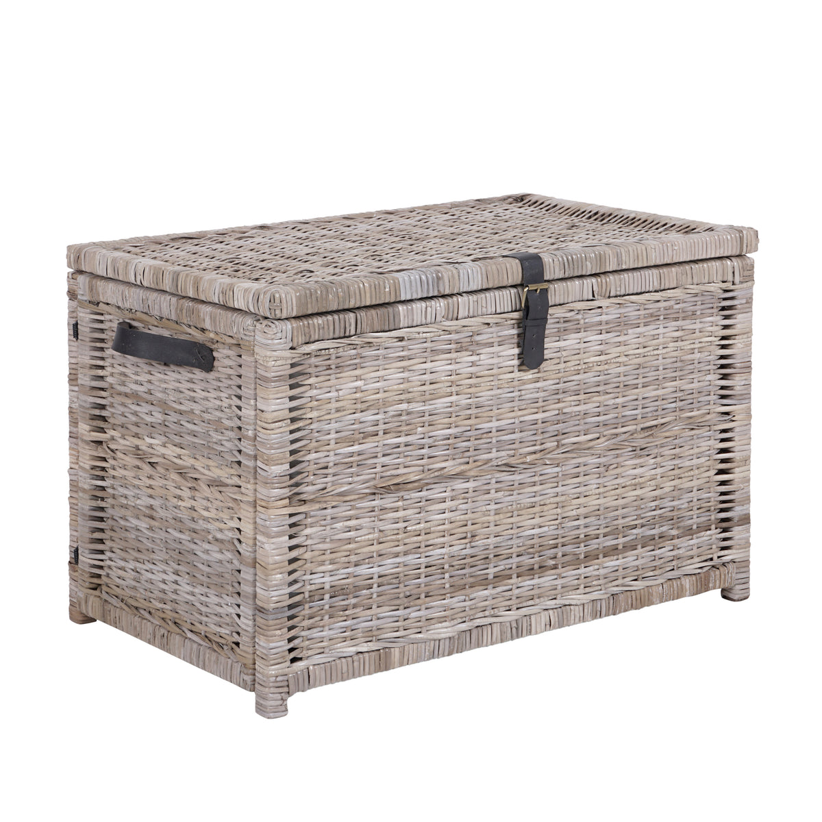 Michael 35" Wicker Storage Trunk - Happimess