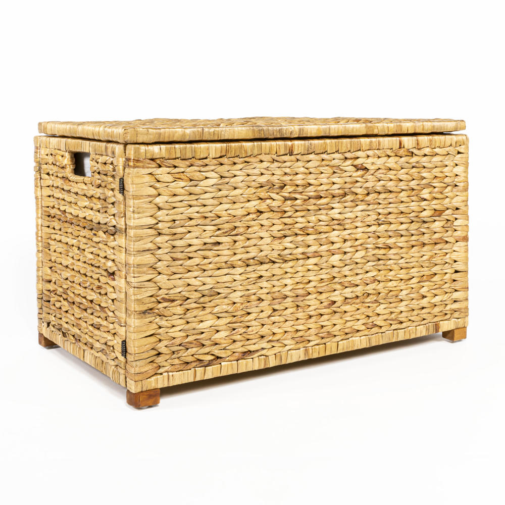 Anada Wicker Weave 30" Storage Trunk - Happimess