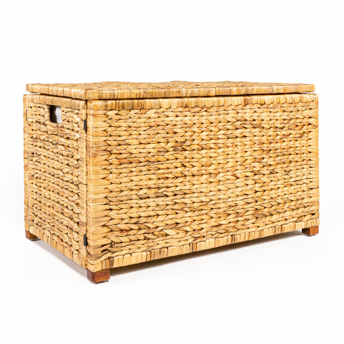 Anada Wicker Weave 30" Storage Trunk - Happimess