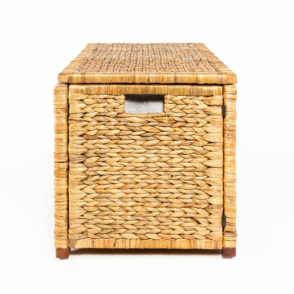 Anada Wicker Weave 30" Storage Trunk - Happimess