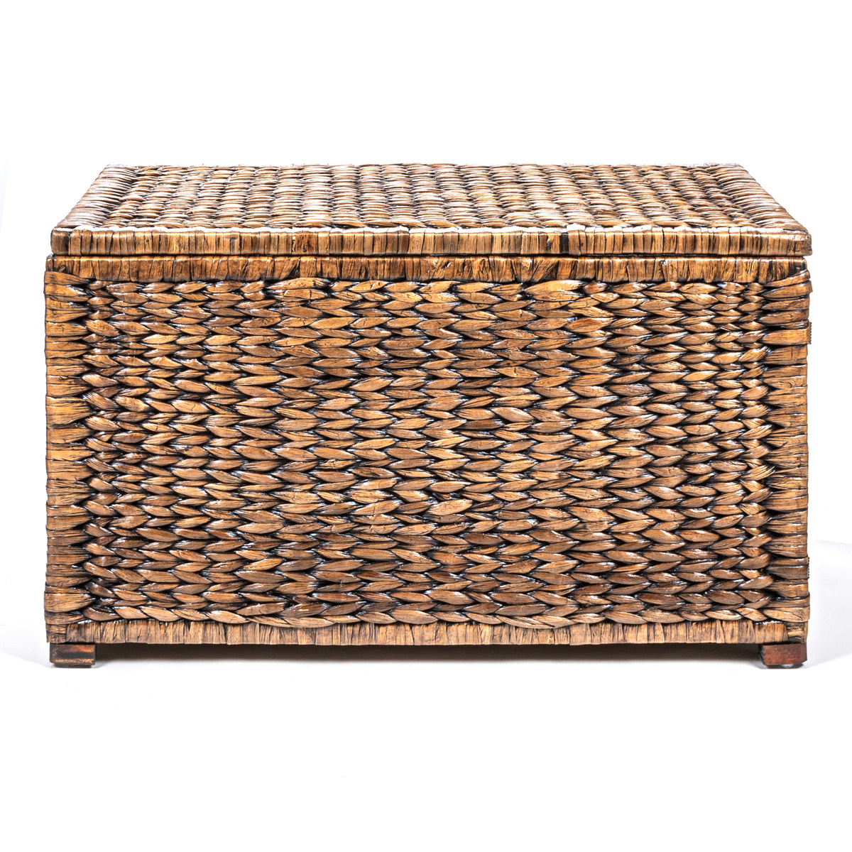 Anada Wicker Weave 30" Storage Trunk - Happimess