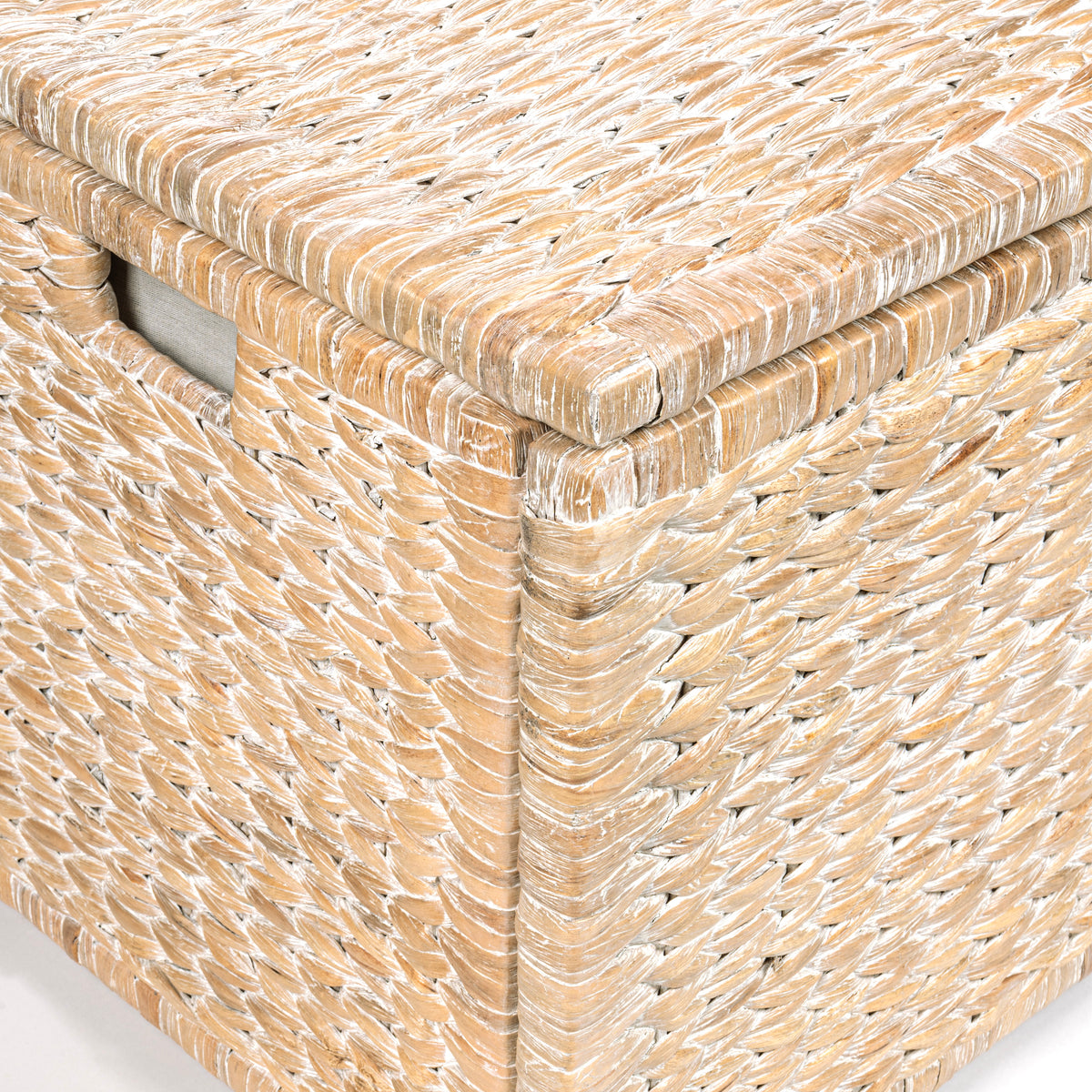 Anada Wicker Weave 30" Storage Trunk - Happimess