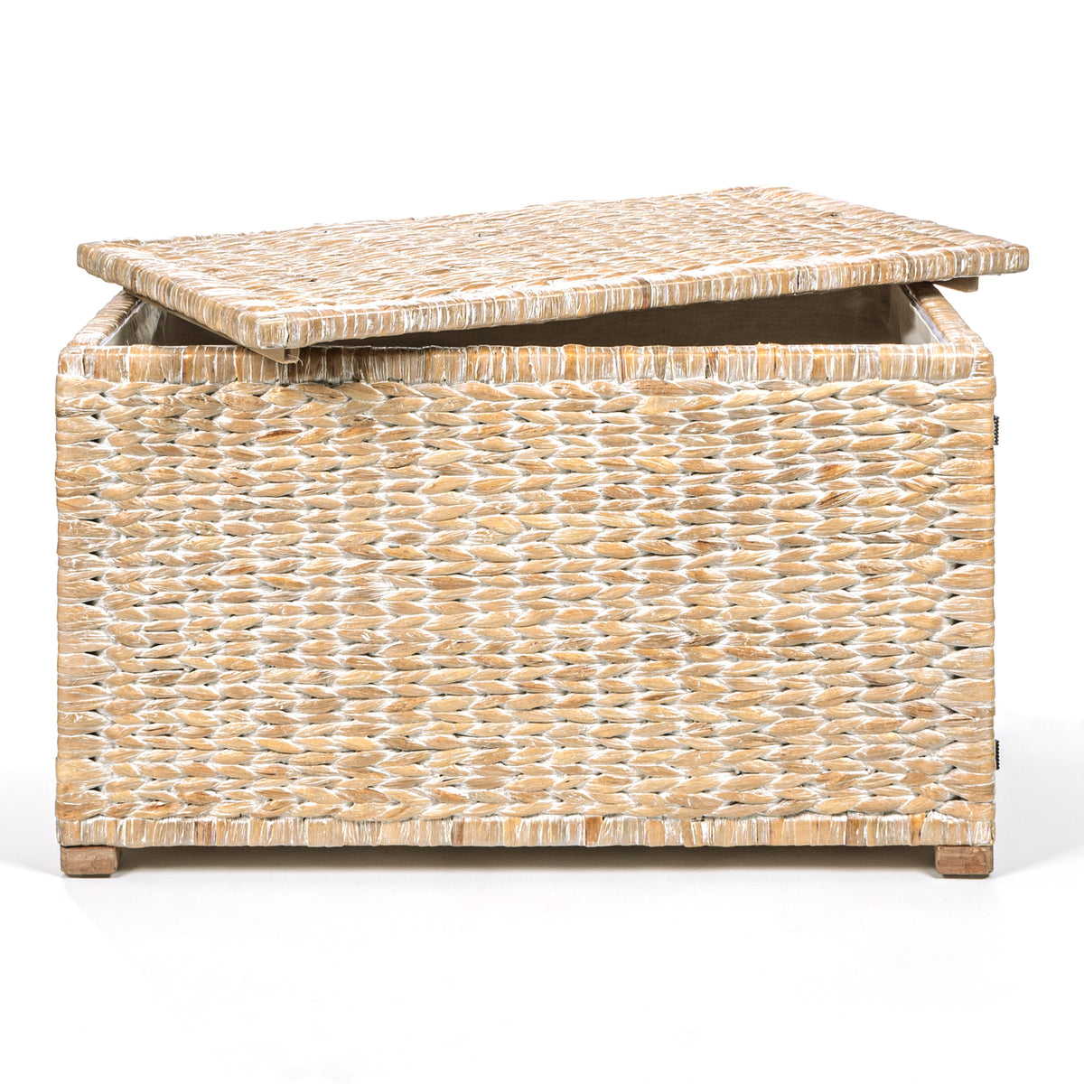 Anada Wicker Weave 30" Storage Trunk - Happimess