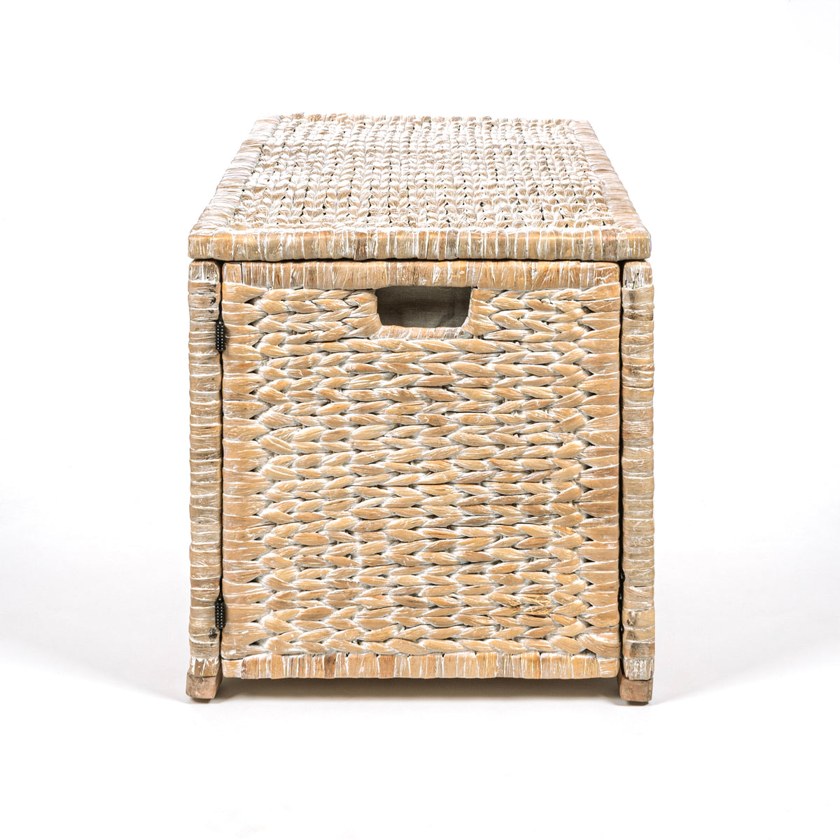 Anada Wicker Weave 30" Storage Trunk - Happimess