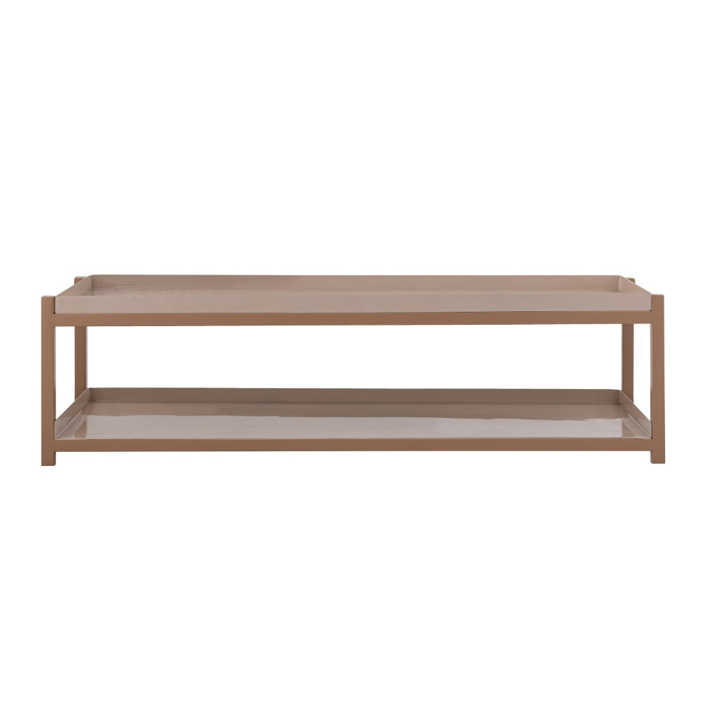 Industrial Compact 10.75" 6-Pair 2-Tier Iron Shoe Rack - Happimess