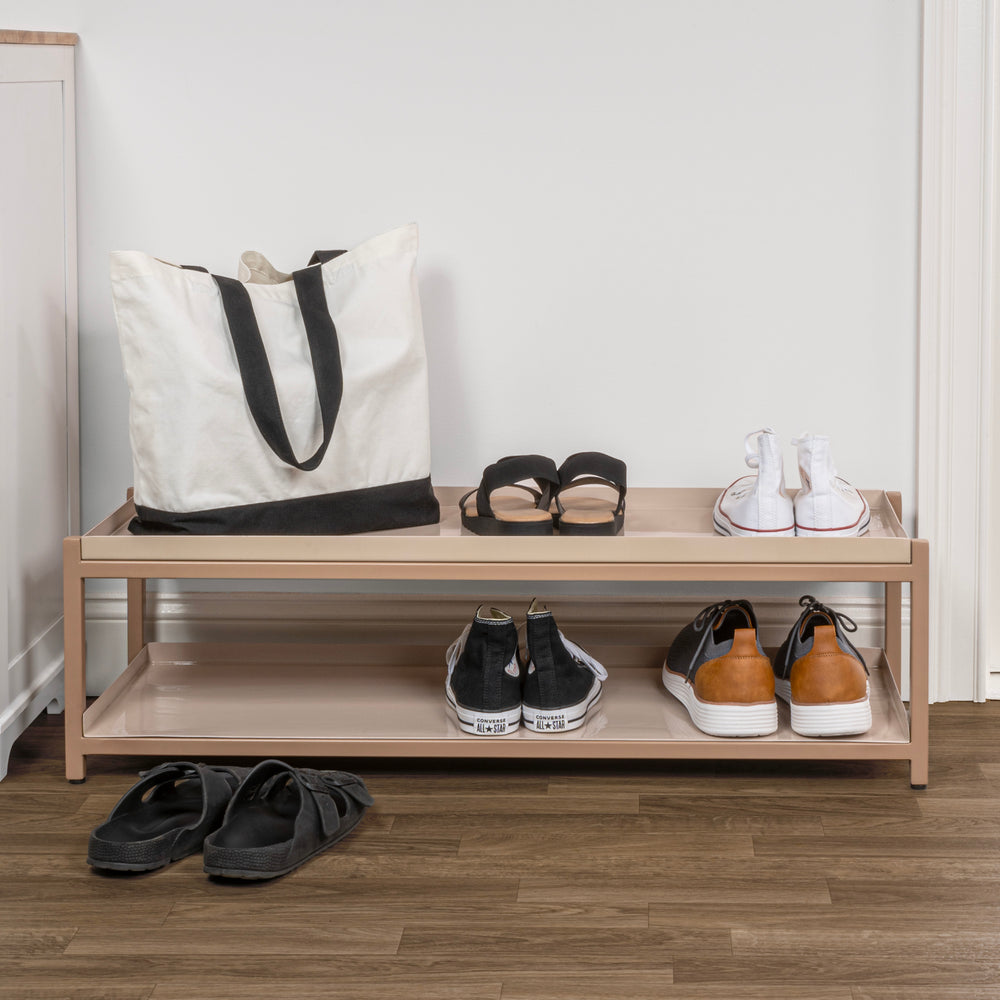 Tier Shoe Pair Shoe Organizer Shoe Storage Bench For Pairs, Shoe