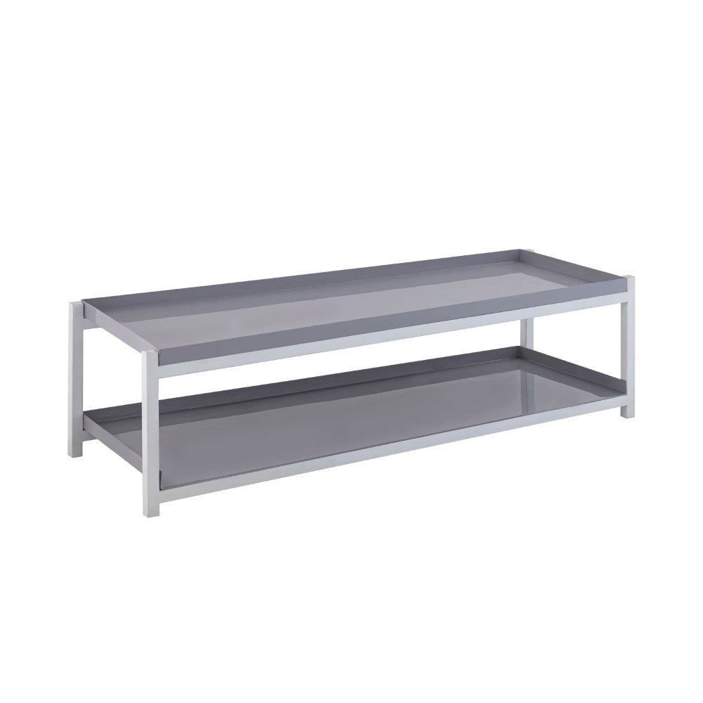 Industrial Compact 10.75" 6-Pair 2-Tier Iron Shoe Rack - Happimess