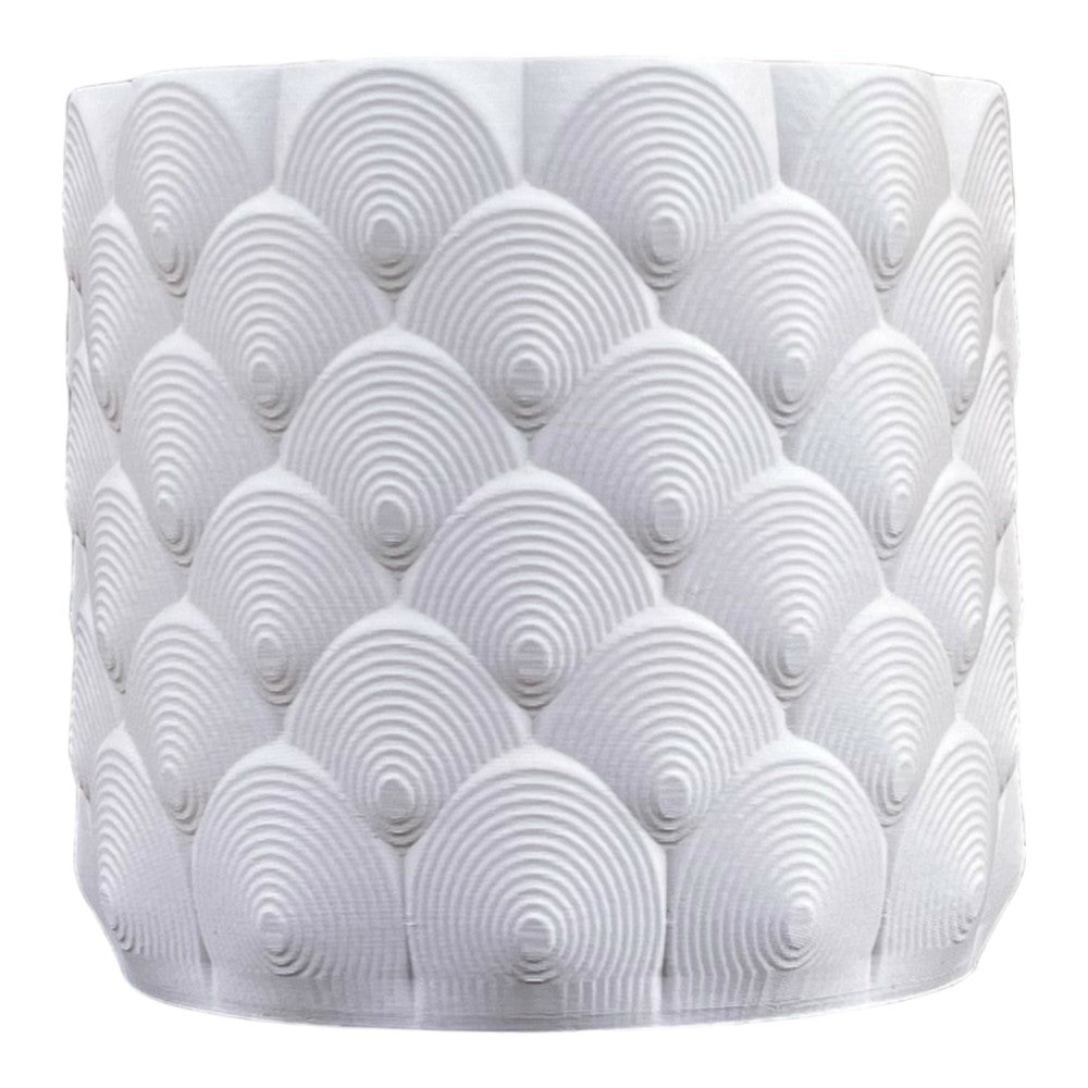 Syrie Eco-Friendly 3D Printed Planters with Drainage (Set of 2) - Happimess