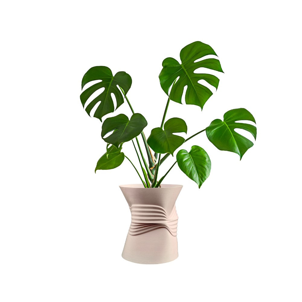 Brent Eco-Friendly 3D Printed Planter with Drainage - Happimess