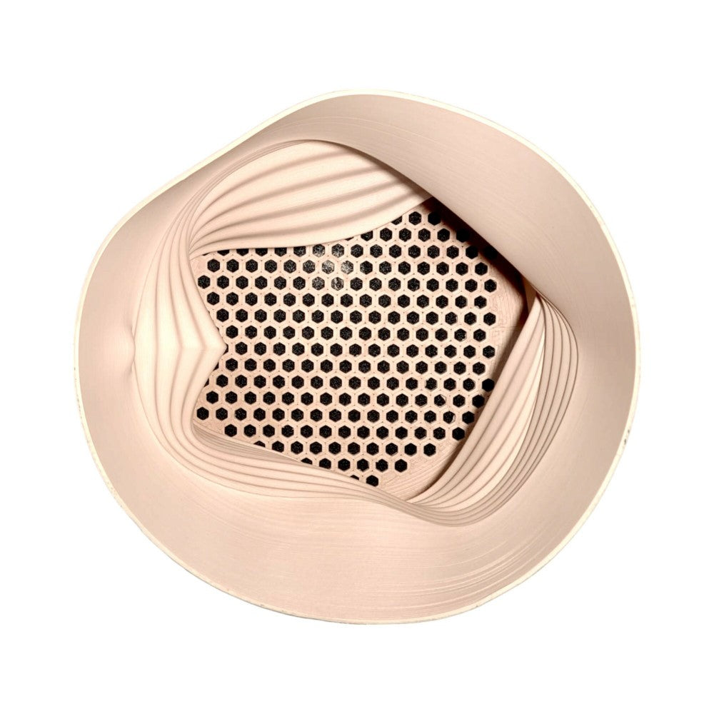 Brent Eco-Friendly 3D Printed Planter with Drainage - Happimess
