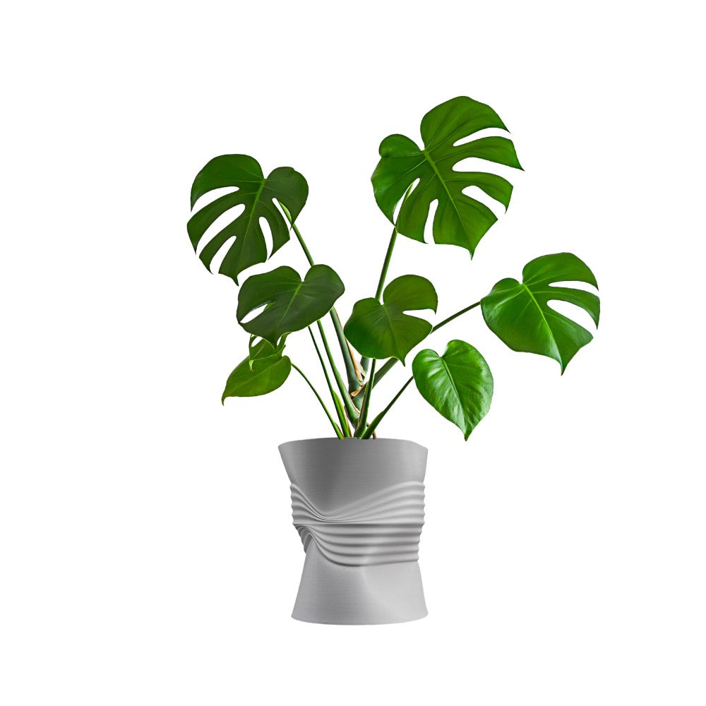 Brent Eco-Friendly 3D Printed Planter with Drainage - Happimess