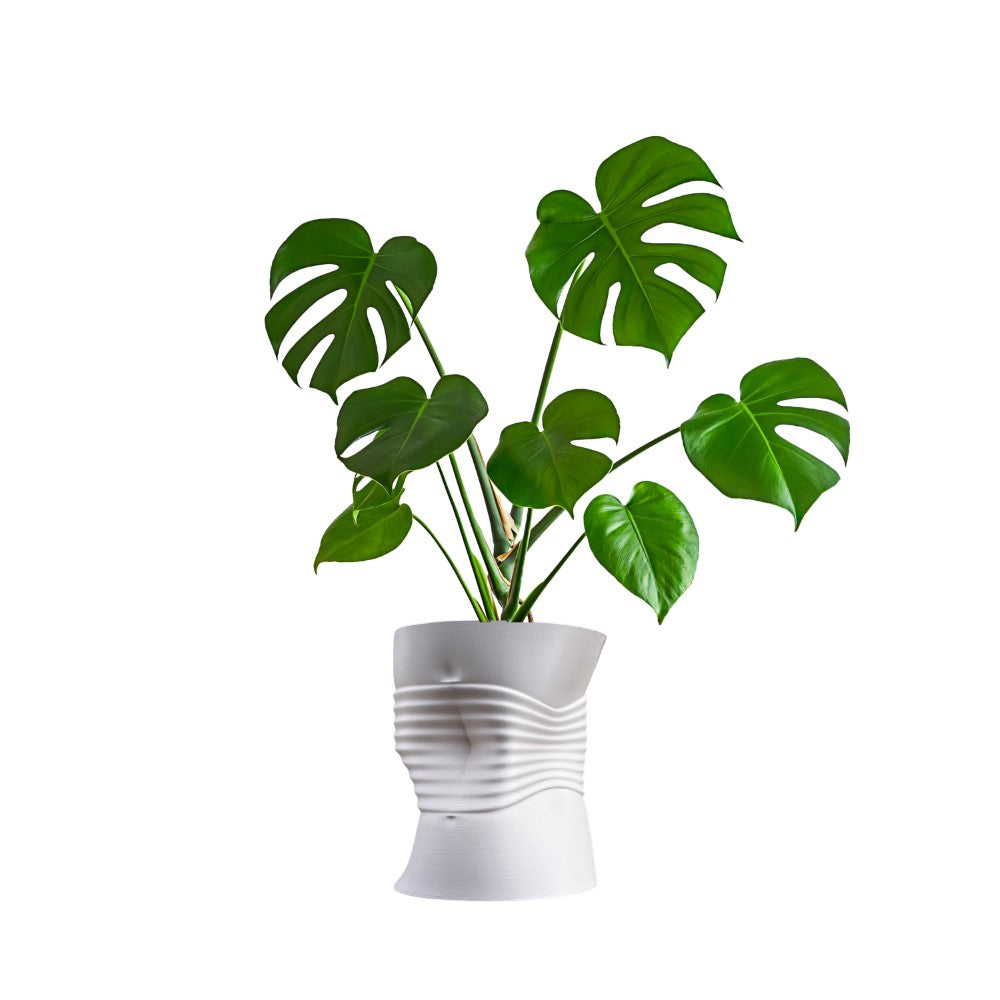 Brent Eco-Friendly 3D Printed Planter with Drainage - Happimess