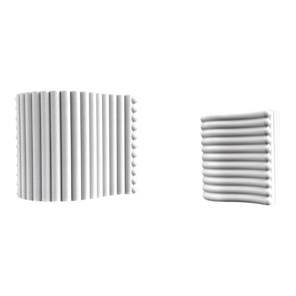 Arlo Modern Eco-Friendly 3D Printed Planters with Drainage (Set of 2) - Happimess