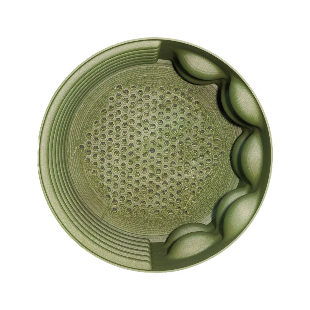 Elvin Modern Eco-Friendly 3D Printed Planters with Drainage (Set of 2) - Happimess