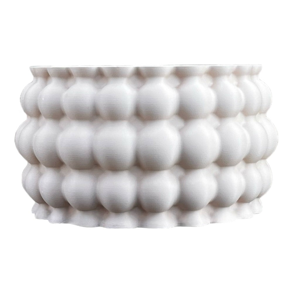 Cindy Eco-Friendly 3D Printed Planters with Drainage (Set of 2) - Happimess