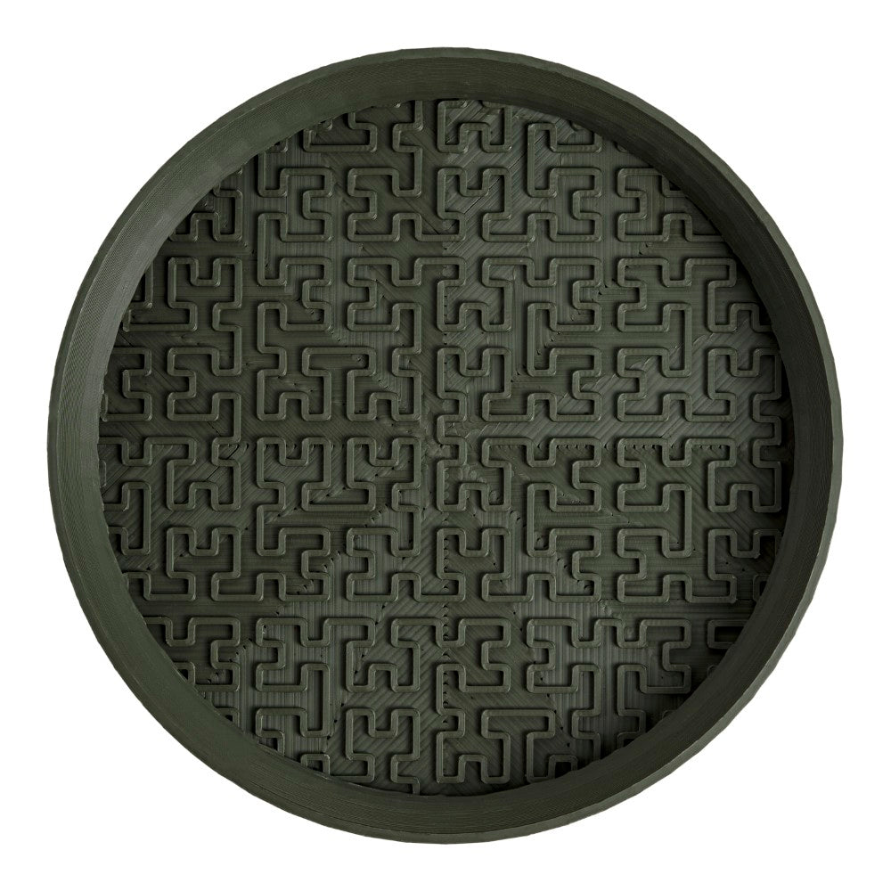 Drew Modern Geometric Indoor Eco-Friendly 3D Printed Plant Saucer - Happimess