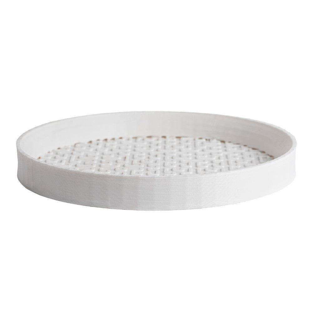 Drew Modern Geometric Indoor Eco-Friendly 3D Printed Plant Saucer - Happimess