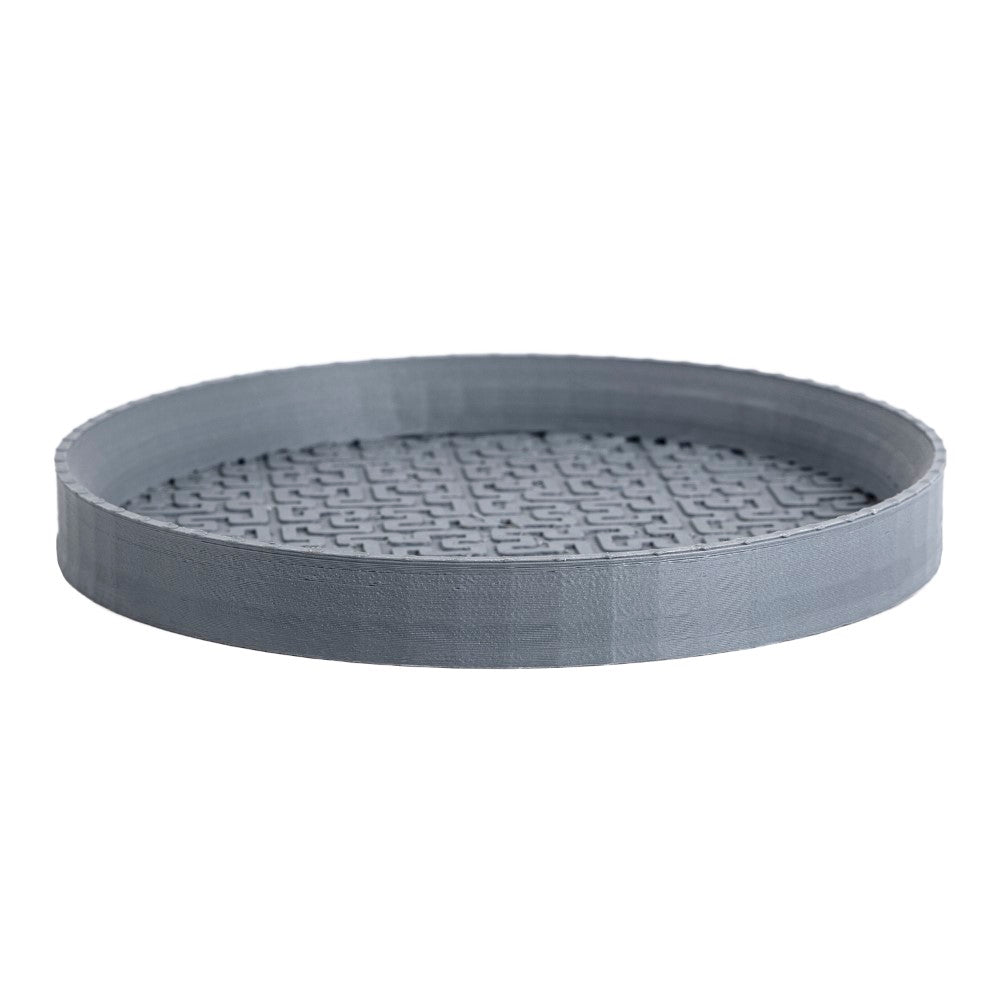Drew Modern Geometric Indoor Eco-Friendly 3D Printed Plant Saucer - Happimess