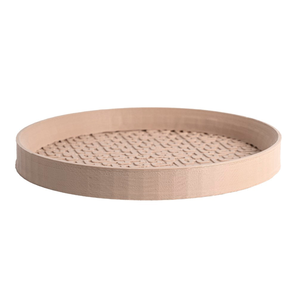 Drew Modern Geometric Indoor Eco-Friendly 3D Printed Plant Saucer - Happimess