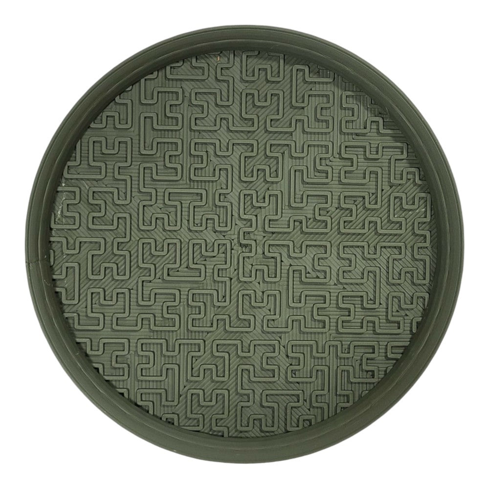 Drew Modern Geometric Indoor Eco-Friendly 3D Printed Plant Saucer - Happimess